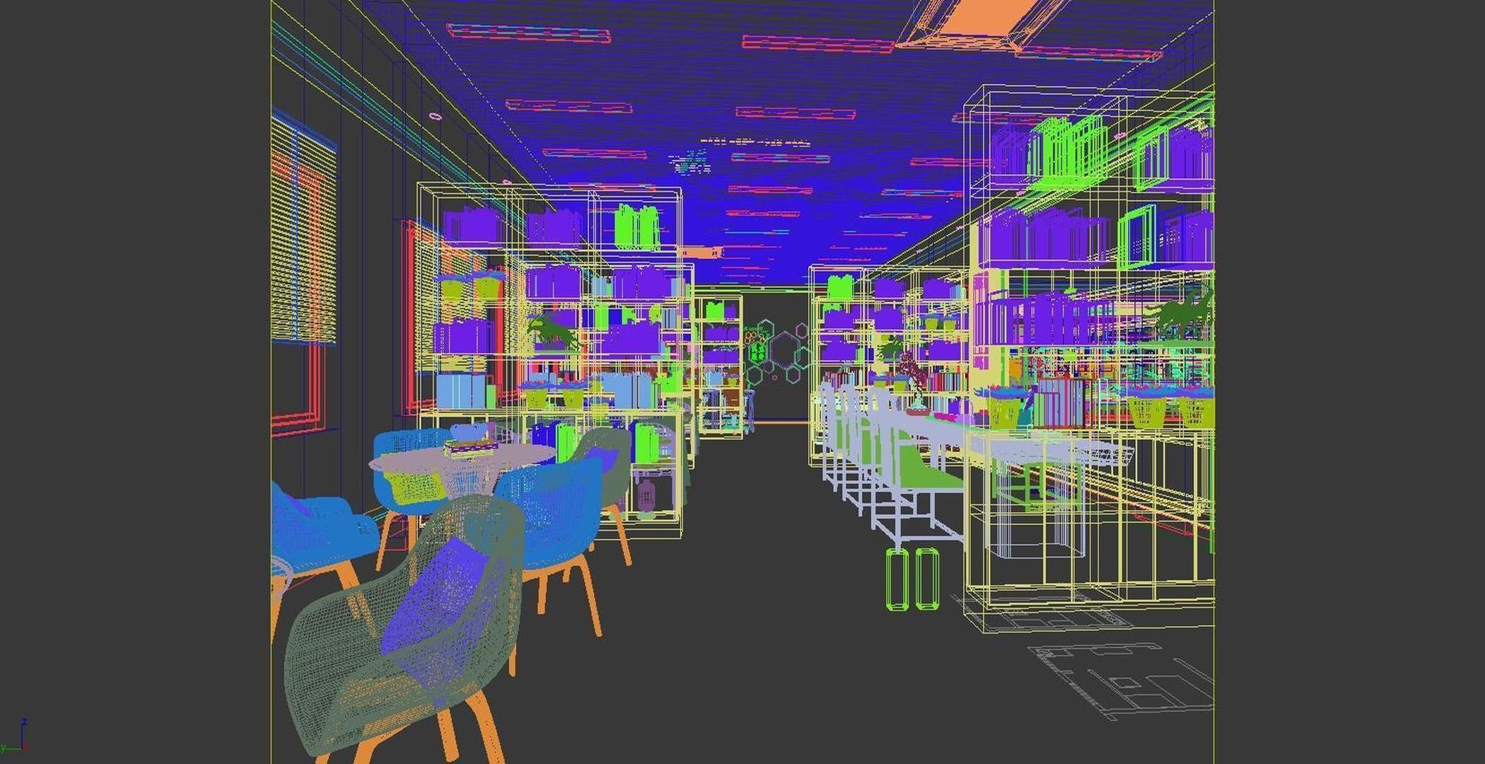 The New Chinese Library 3D model | CGTrader
