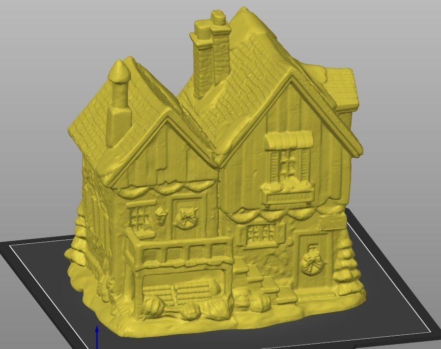 christmas village inn 3D model 3D printable | CGTrader