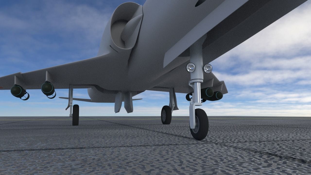 HAL HF-24 Marut 3D model rigged | CGTrader