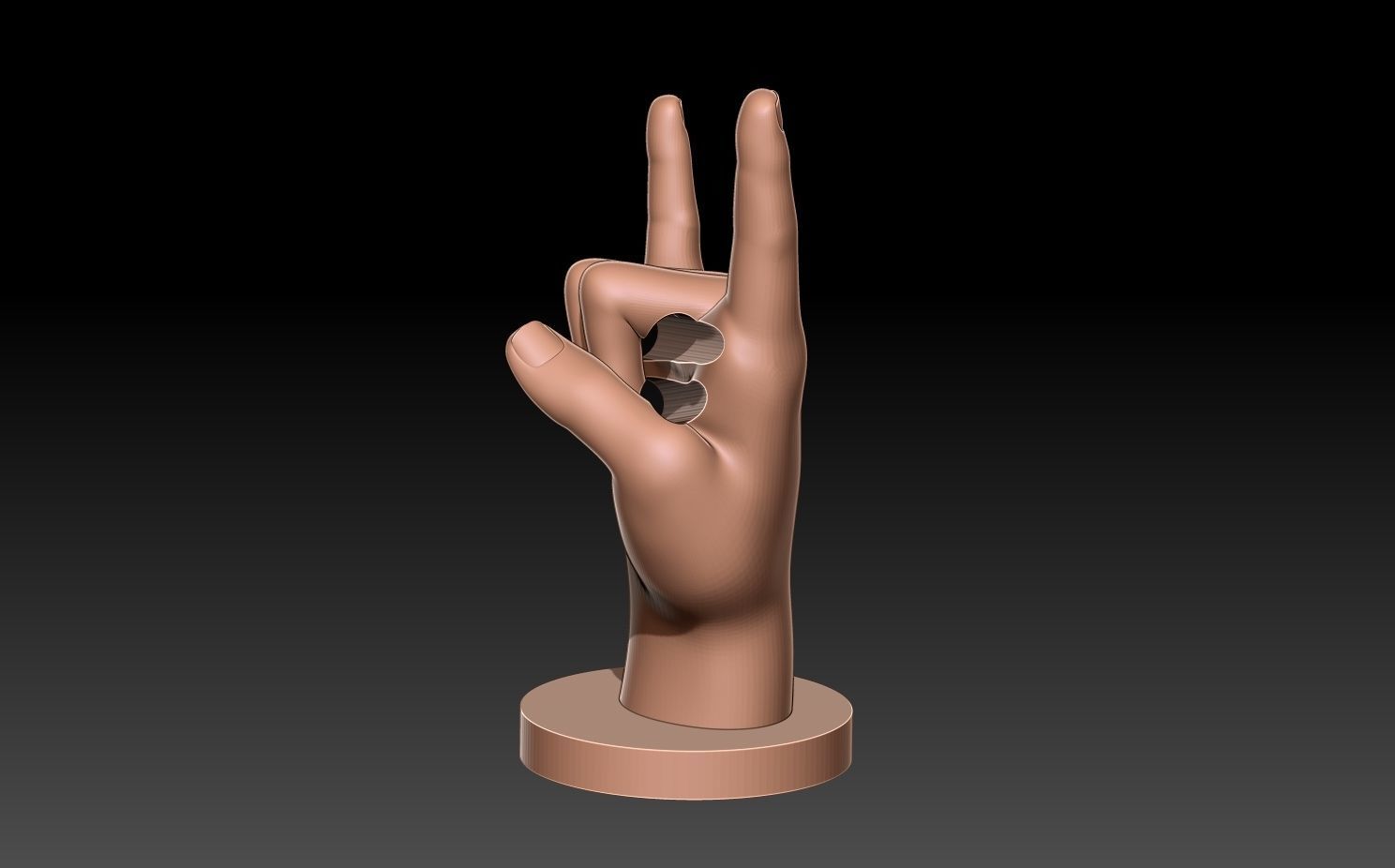 The drumstick holder hand 3D model 3D printable CGTrader