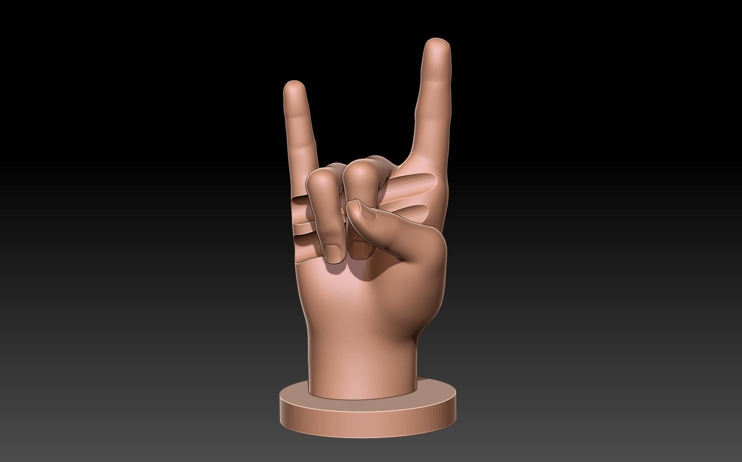 The drumstick holder hand 3D model 3D printable CGTrader