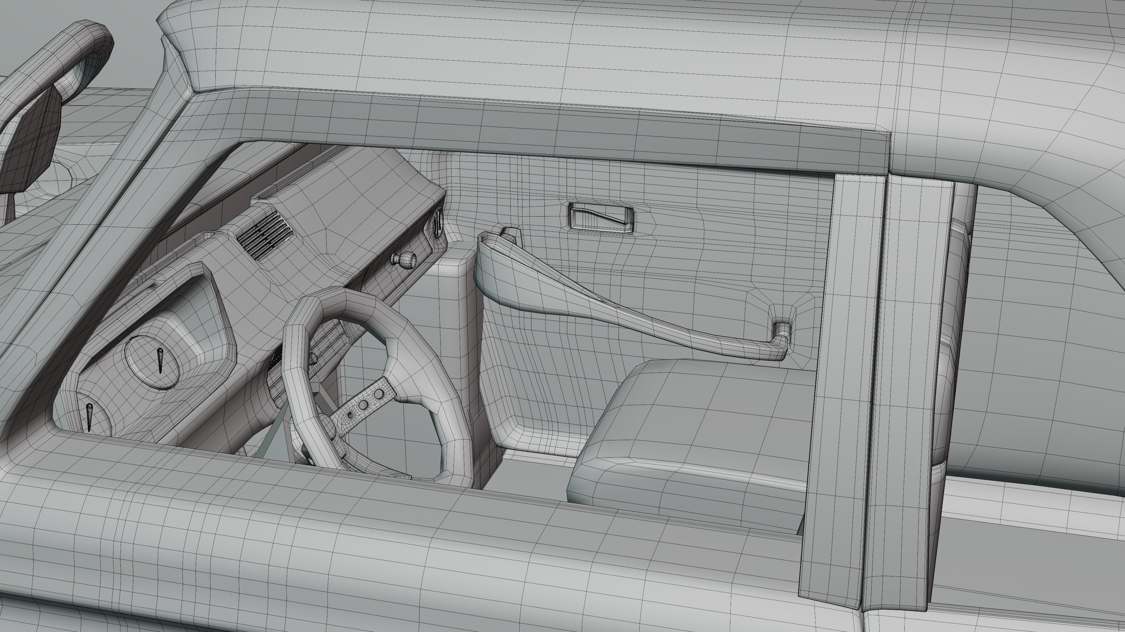 3D model 3 Muscle car VR / AR / low-poly | CGTrader