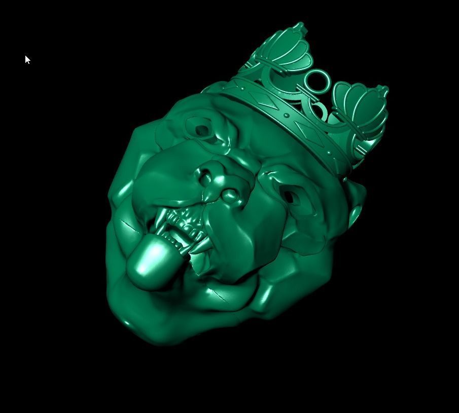 Aslan Kral kafa - King Lion head men necklace 3D model 3D printable ...
