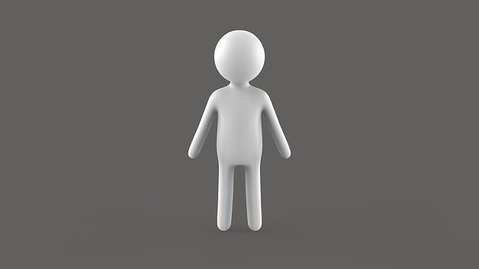 3D model Simple Stick v0001 VR / AR / low-poly | CGTrader