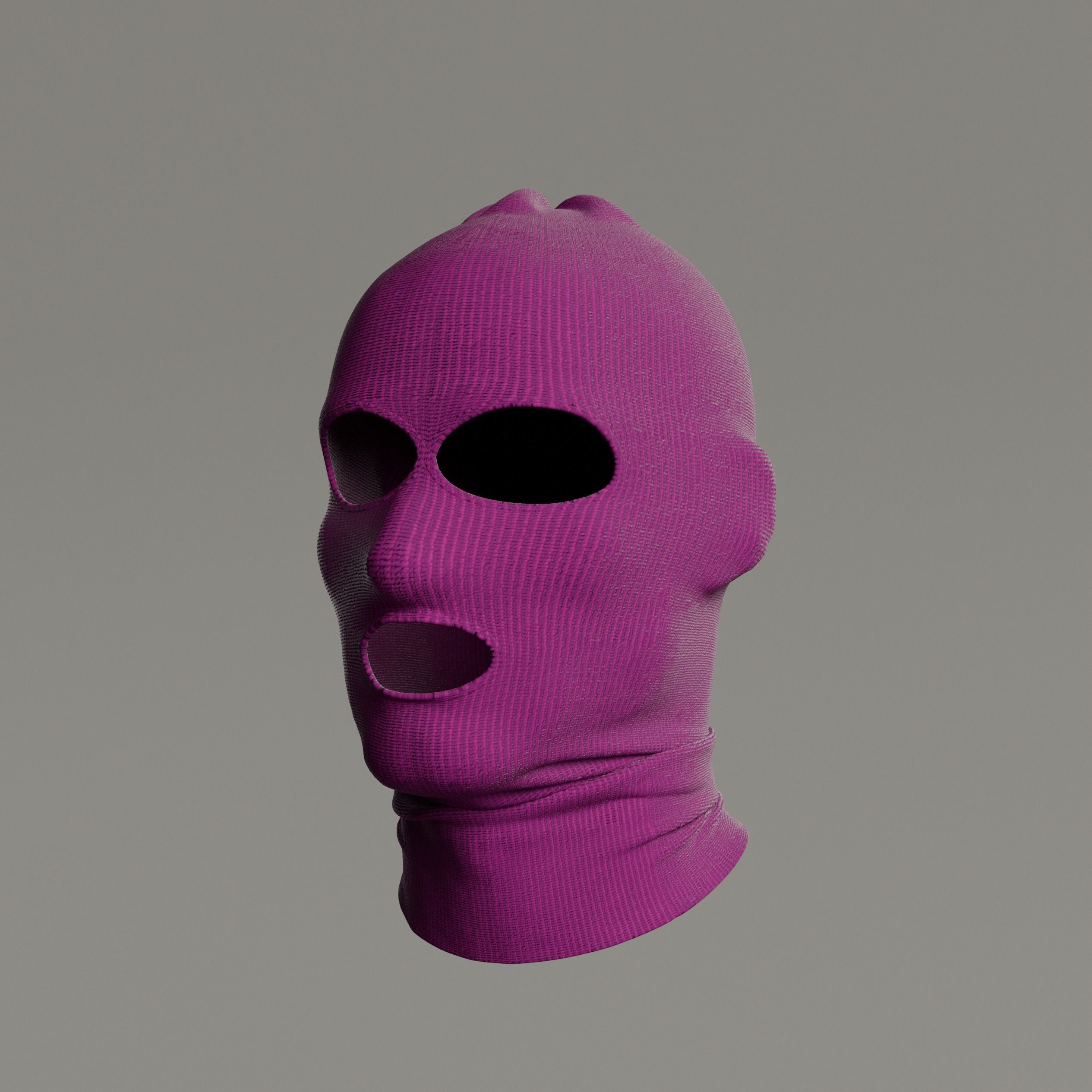 Balaclava mask Marvelous Designer 3D model free 3D model CGTrader