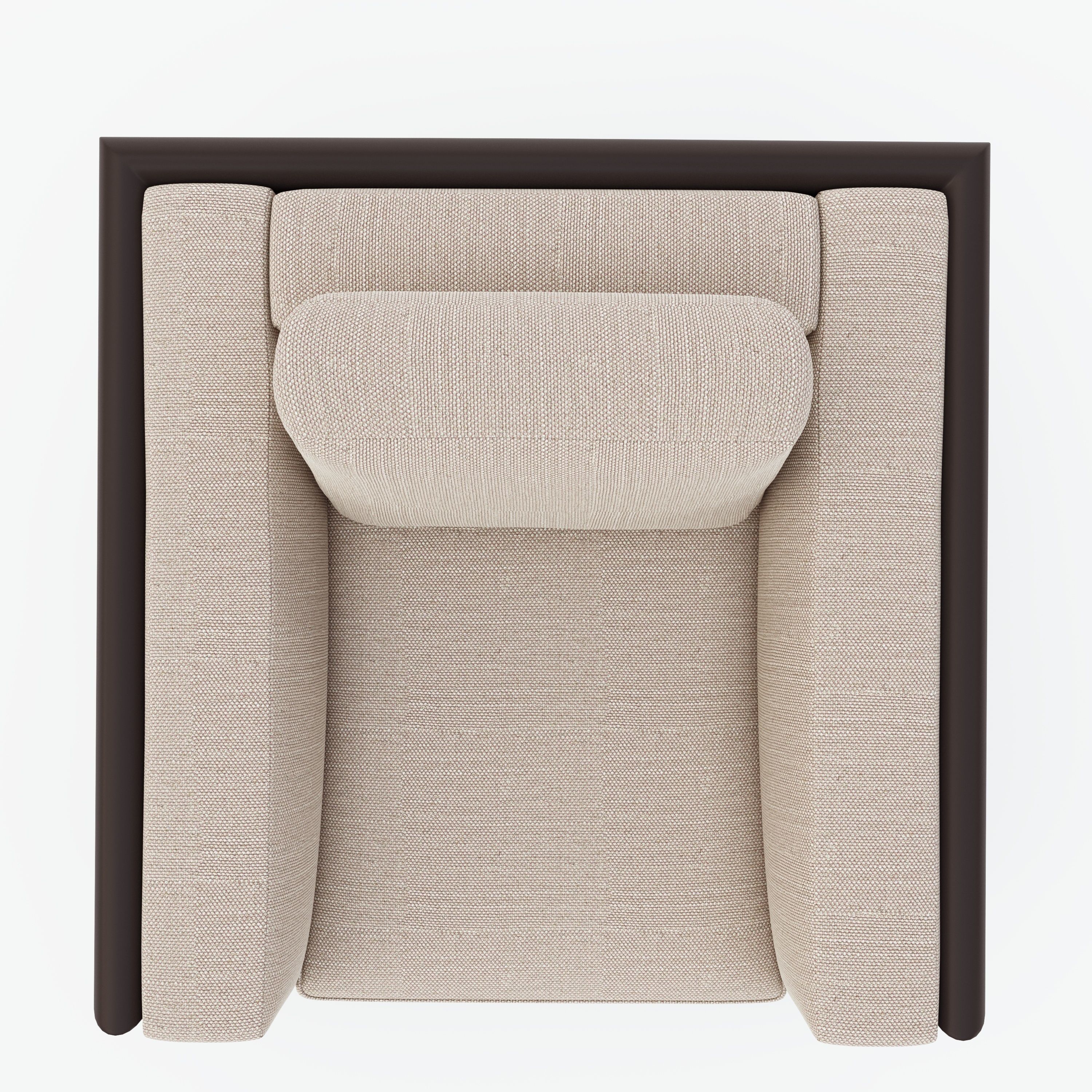 MOAB Style Fabric Covered Armchair 3D model CGTrader