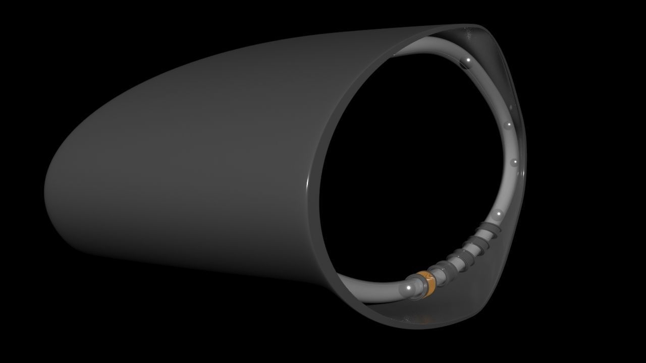 Asymmetric Maglev Ring Accelerator - Concept 3D model | CGTrader