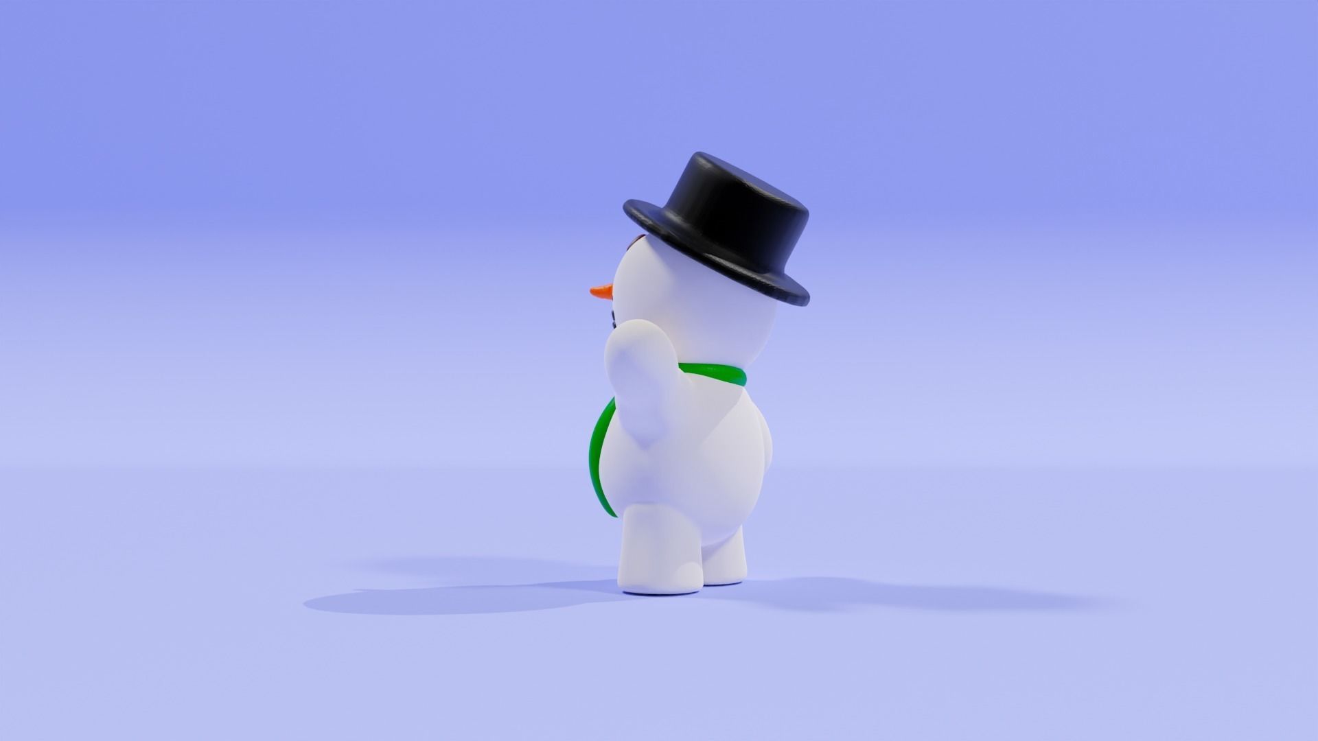 The Snowman from Knick Knack from Disney studios 3D model 3D printable ...