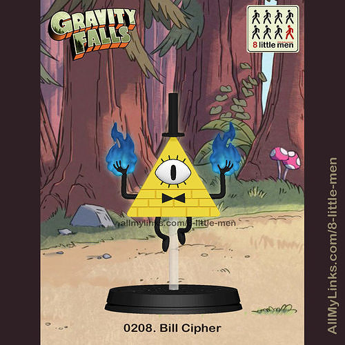 0208 Bill Cipher from Gravity Falls 3D model 3D printable | CGTrader