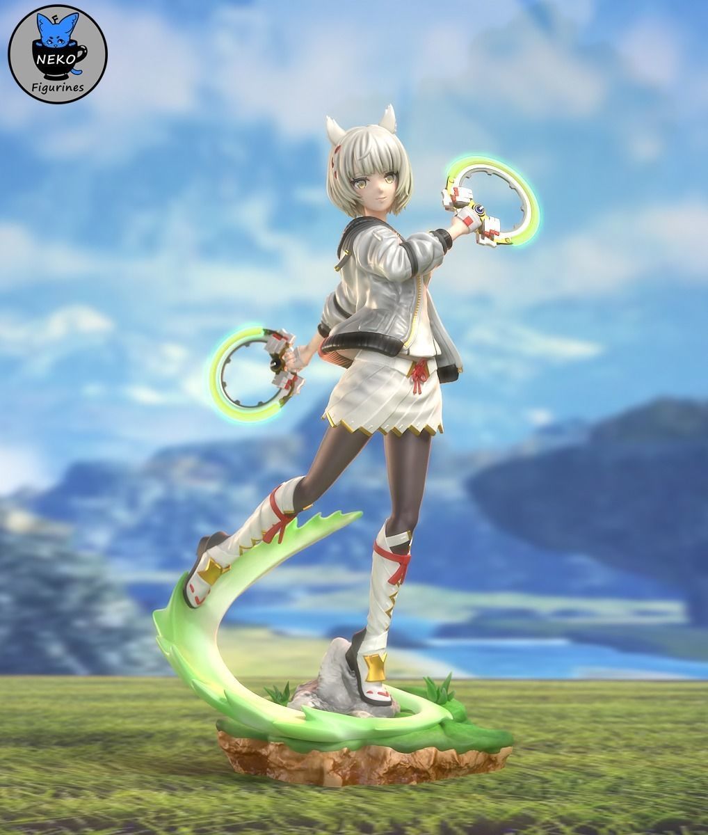 Mio Xenoblade 3 Game Figurine for 3D Printing 3D model 3D printable