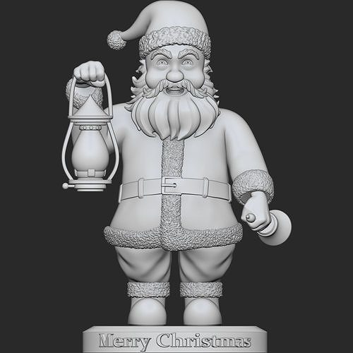 SANTA CLAUS 3D print model 3D model 3D printable | CGTrader