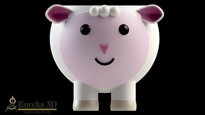 Sheep Flowerpot 2 3d Model 3d Printable Cgtrader