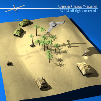 Modern warfare scenario