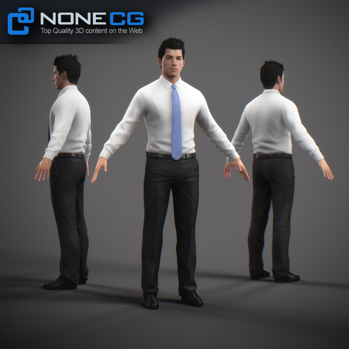 Animated Male Tom v2 3D model animated rigged | CGTrader