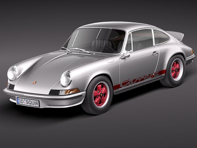 Porsche 911 Carrera RS 1973 3D Model MAX OBJ 3DS FBX C4D ...