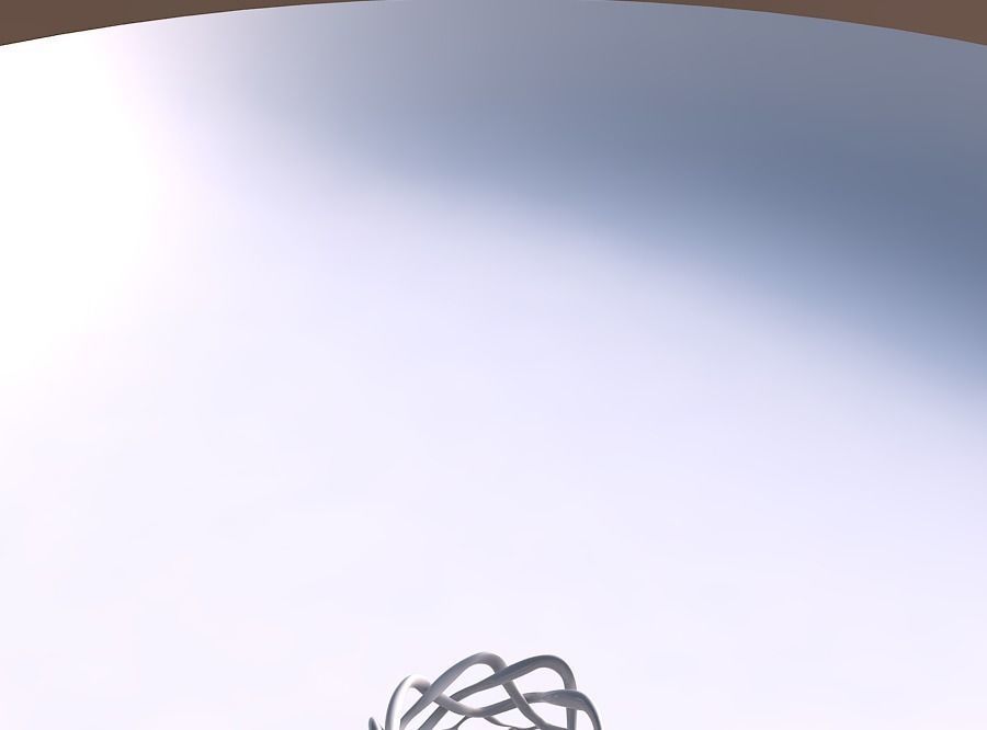 Bowl widening with interlacing lattice streched top