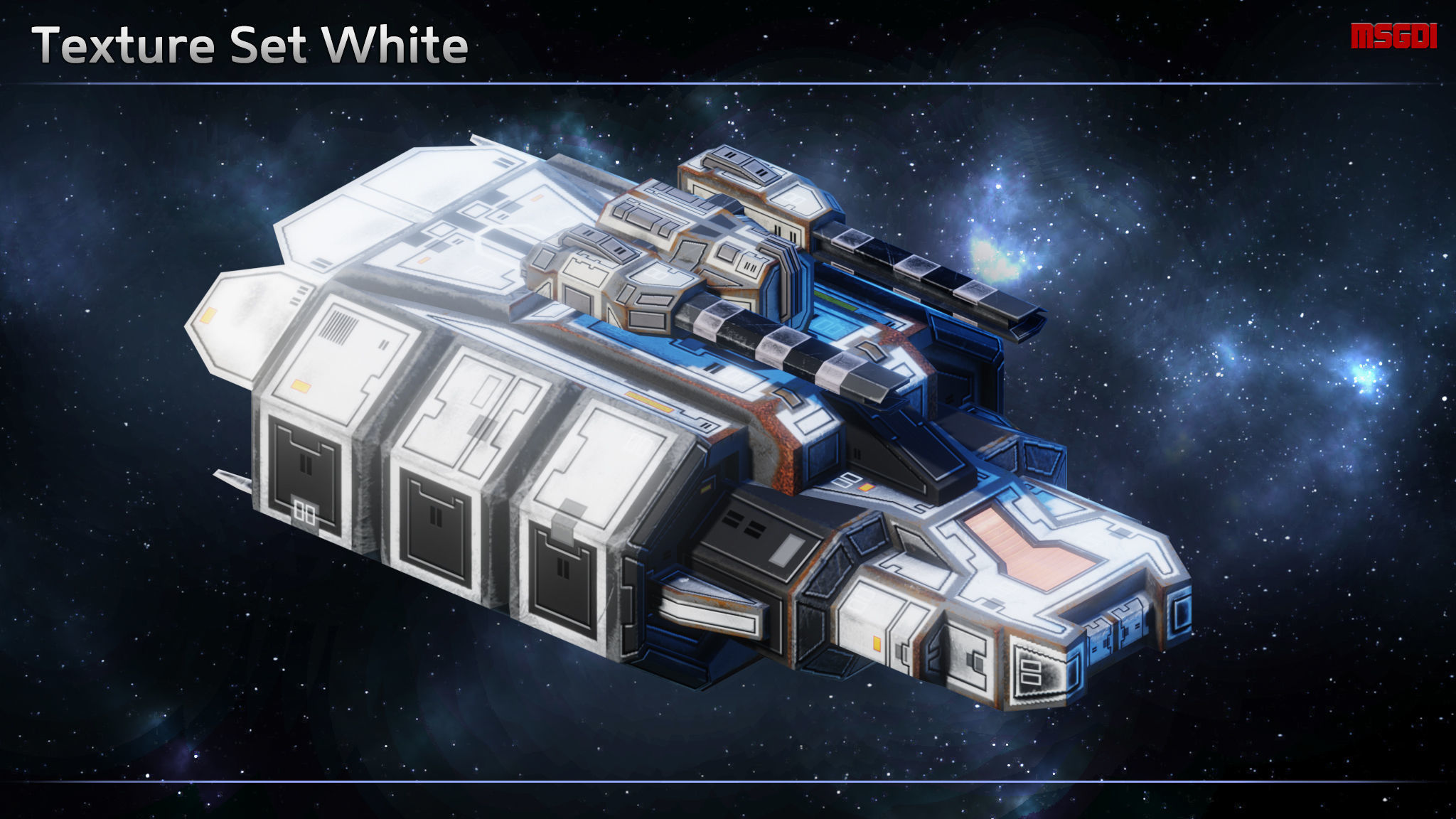 3D model Spaceship Corvettes VR / AR / low-poly | CGTrader