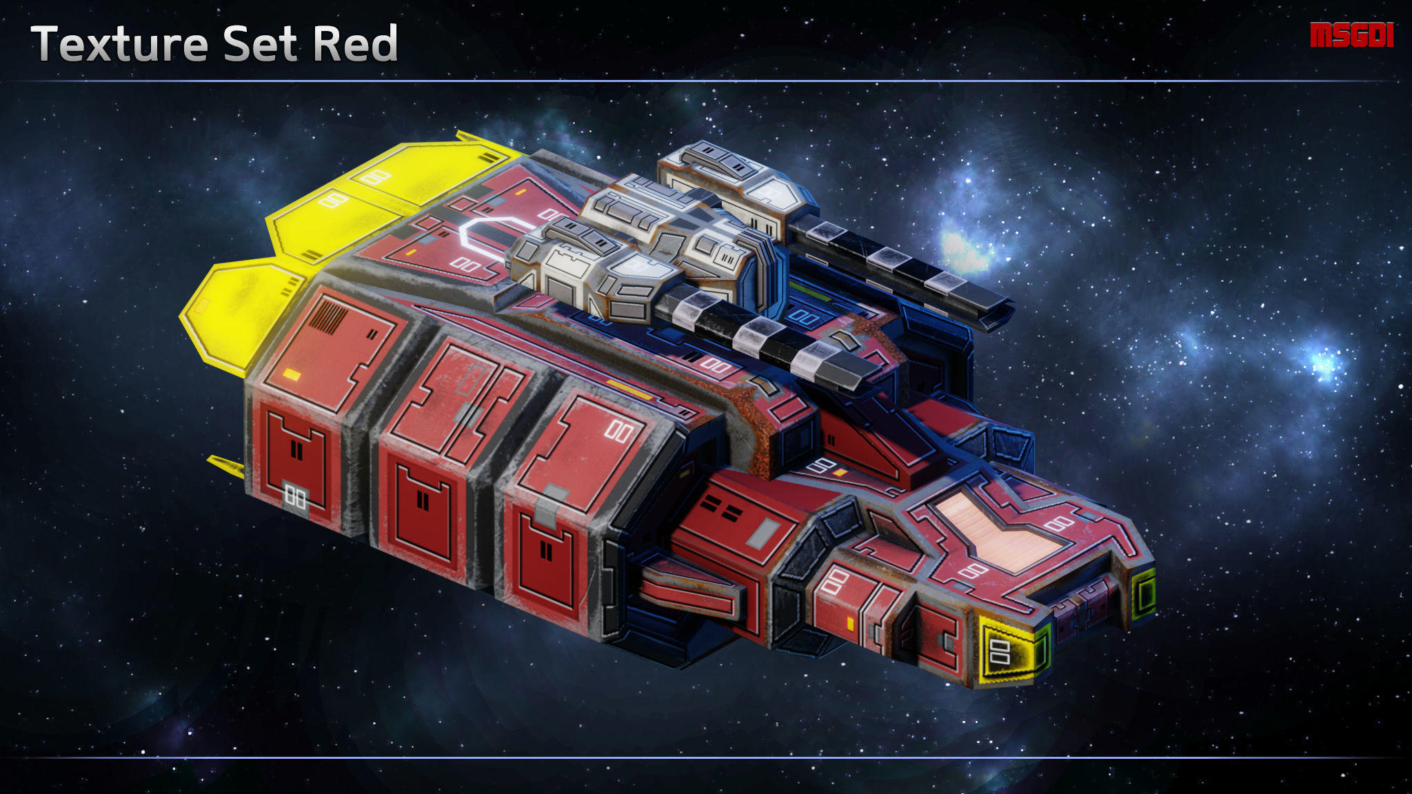 3D model Spaceship Corvettes VR / AR / low-poly | CGTrader