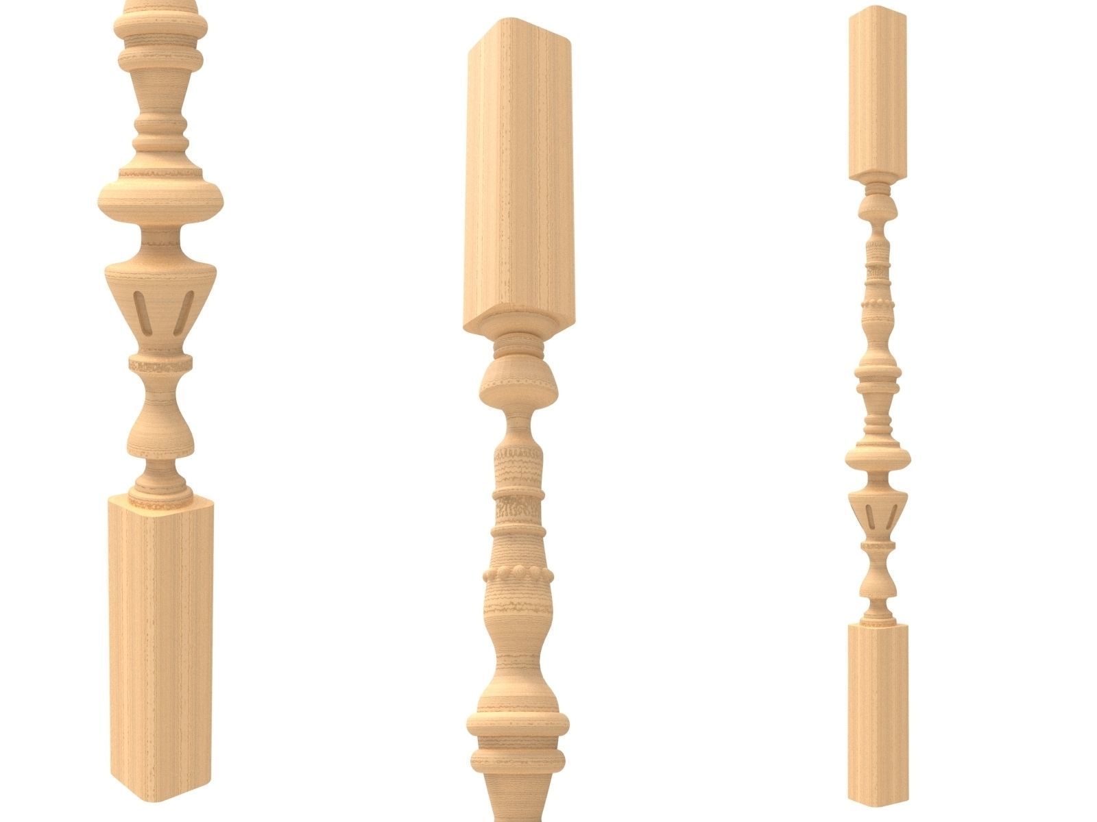 Wood baluster 3