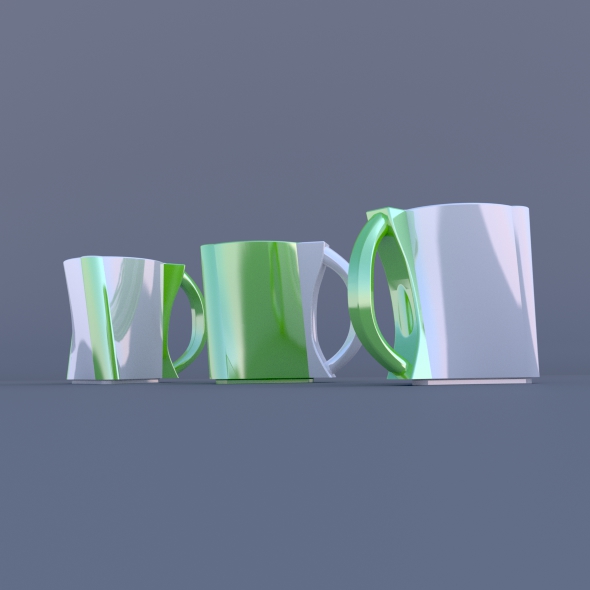 Stylish mug design concept CAD model 3D Model 3D printable OBJ STL 3DM