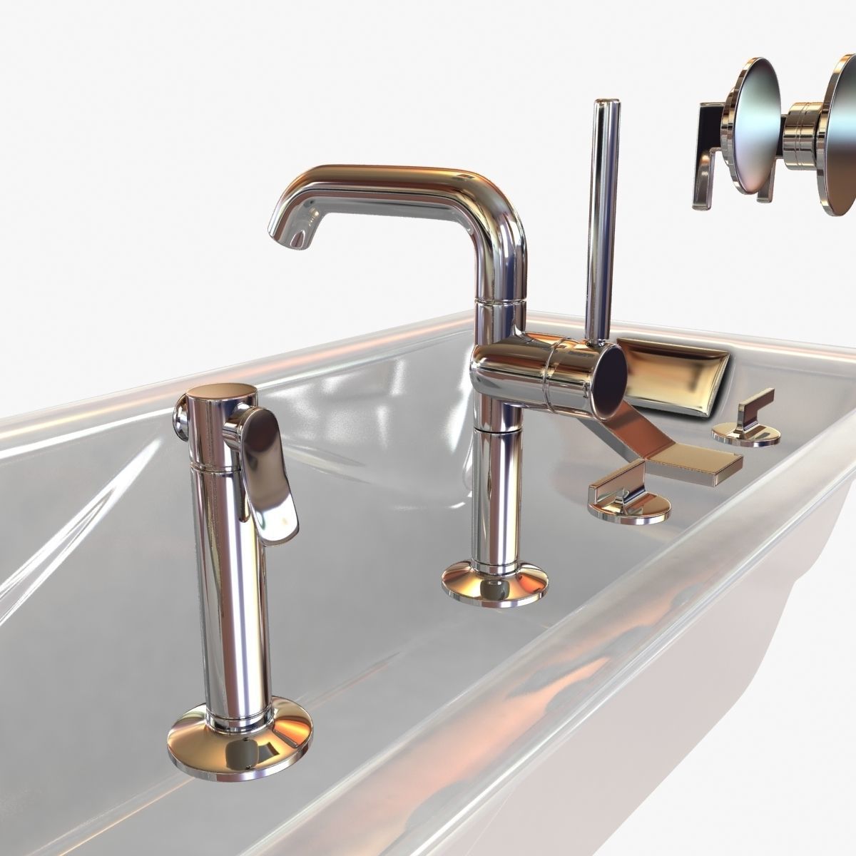 Waterworks Plumbing Fixtures Kohler Bathtub Duravit Toilet 3d Waterworks Plumbing Fixtures Kohler Bathtub Duravit Toilet 3d Model Max Obj 3ds Fbx