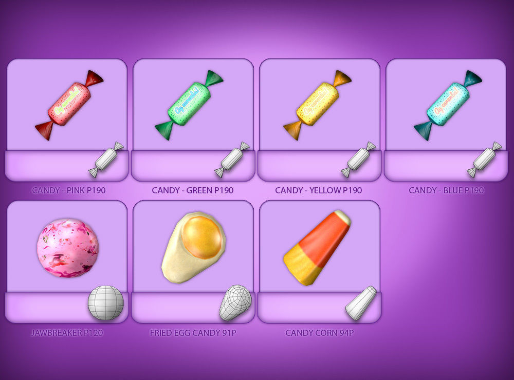 3D model Candy Heaven Pack VR / AR / lowpoly CGTrader