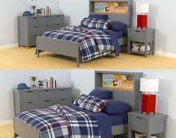 Kids Bedroom 3d Model bed alex halley j collection 3d model max obj mtl Kids Bedroom 3d Model bed alex halley j collection 3d model max obj mtl