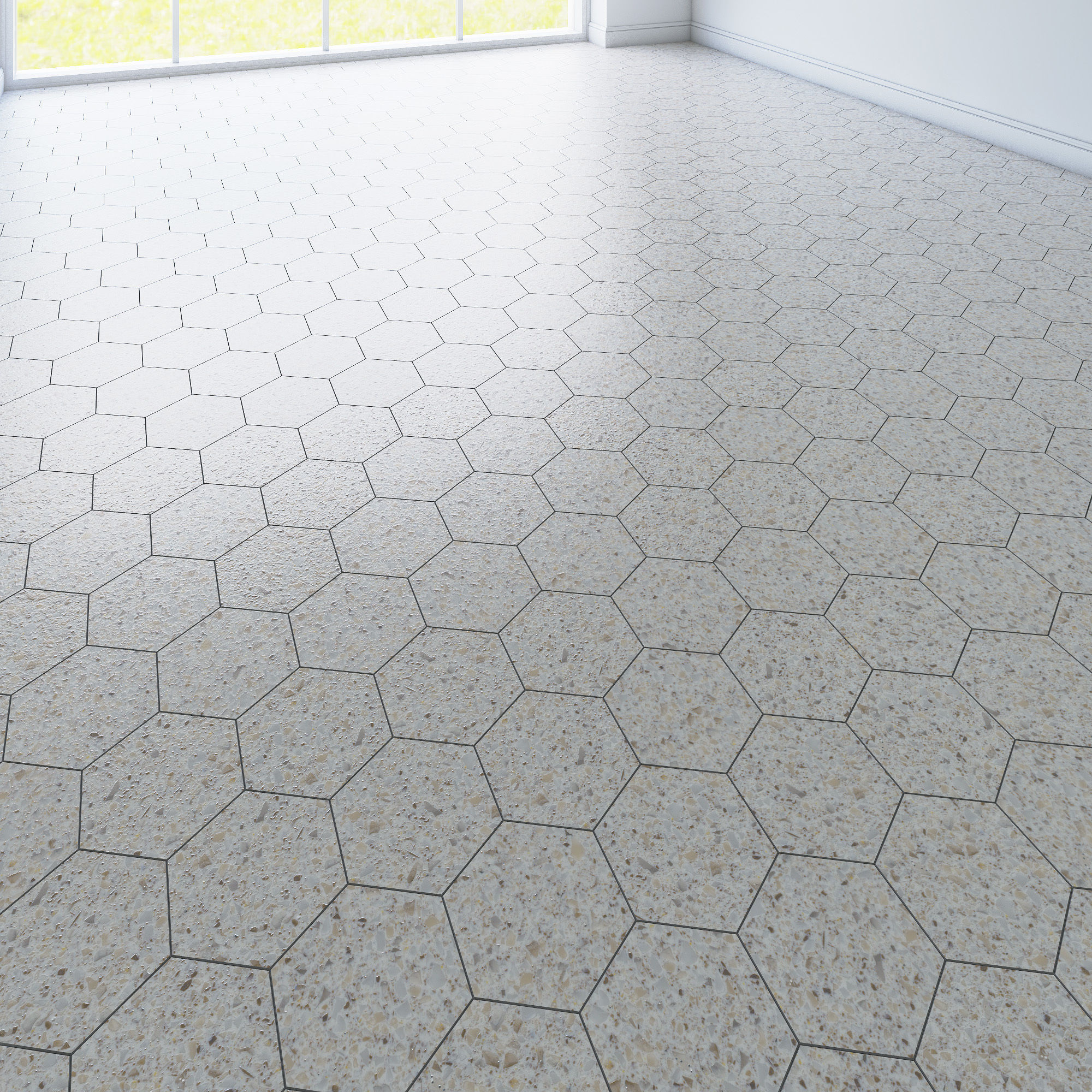 Hexagon Tile 3 Types 3d Asset Cgtrader Hexagon Tile 3 Types 3d Model Max Obj Fbx Mtl Unitypackage