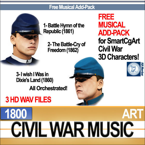 Civil War Music Free Musical Add Pack