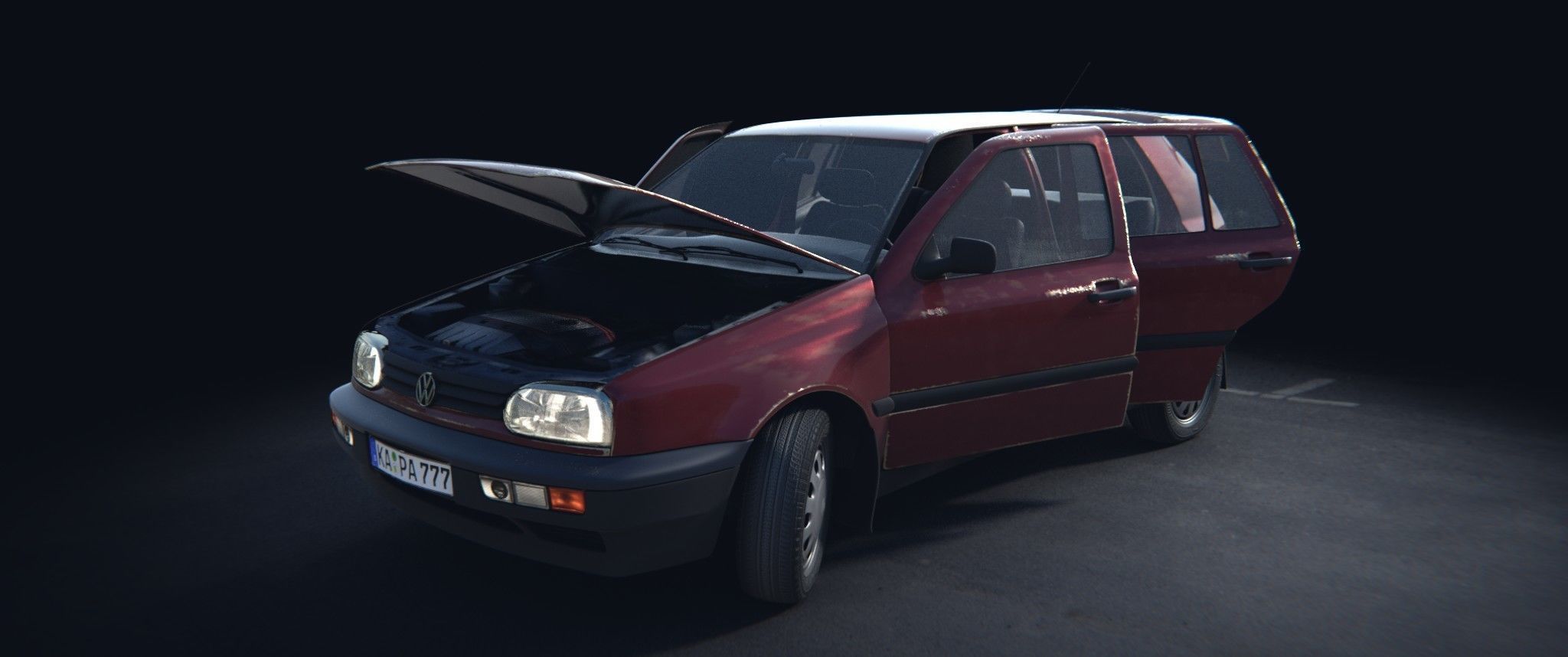 GOLF III animation ready