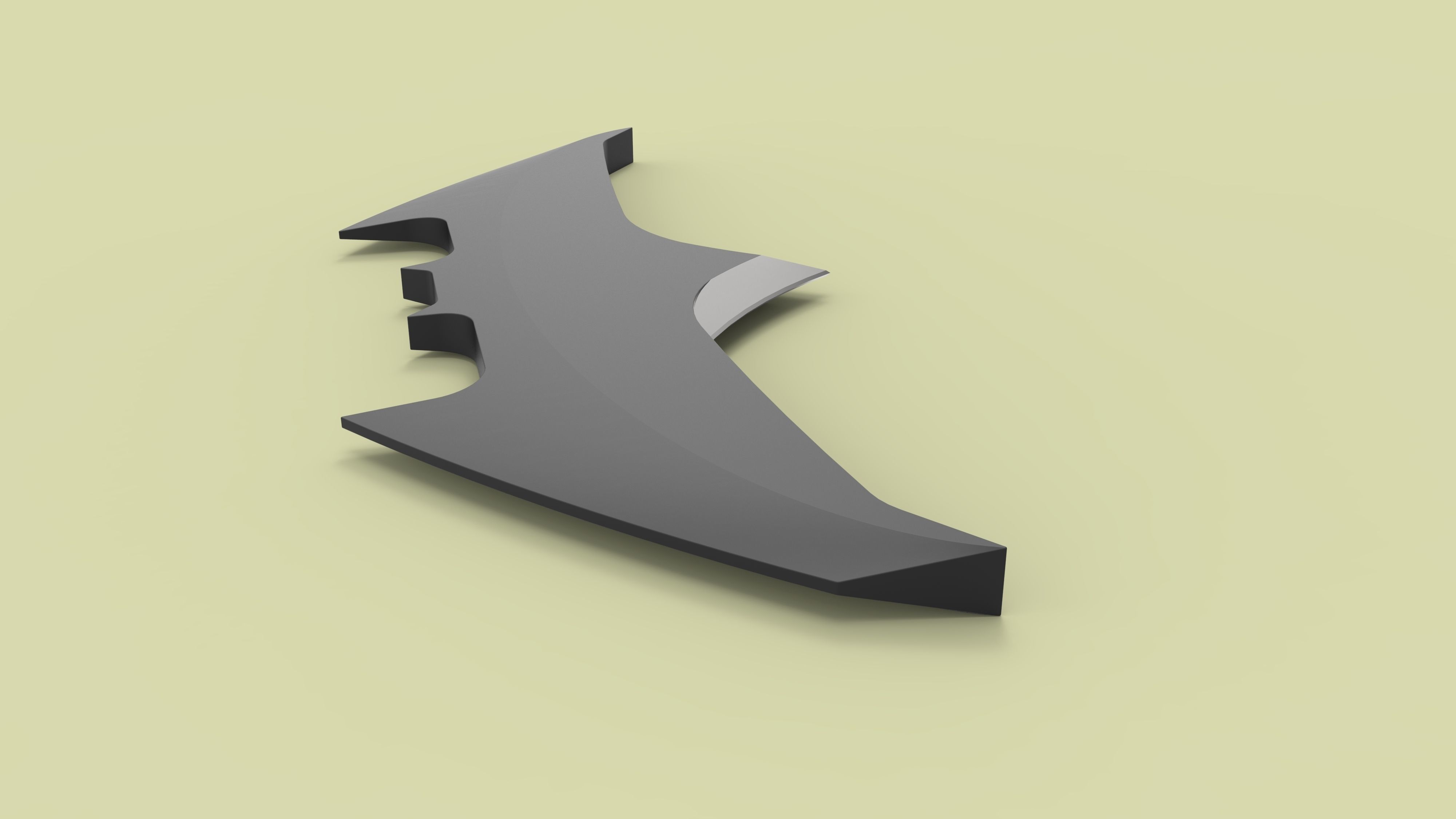 Batarang version 2 3D model | CGTrader