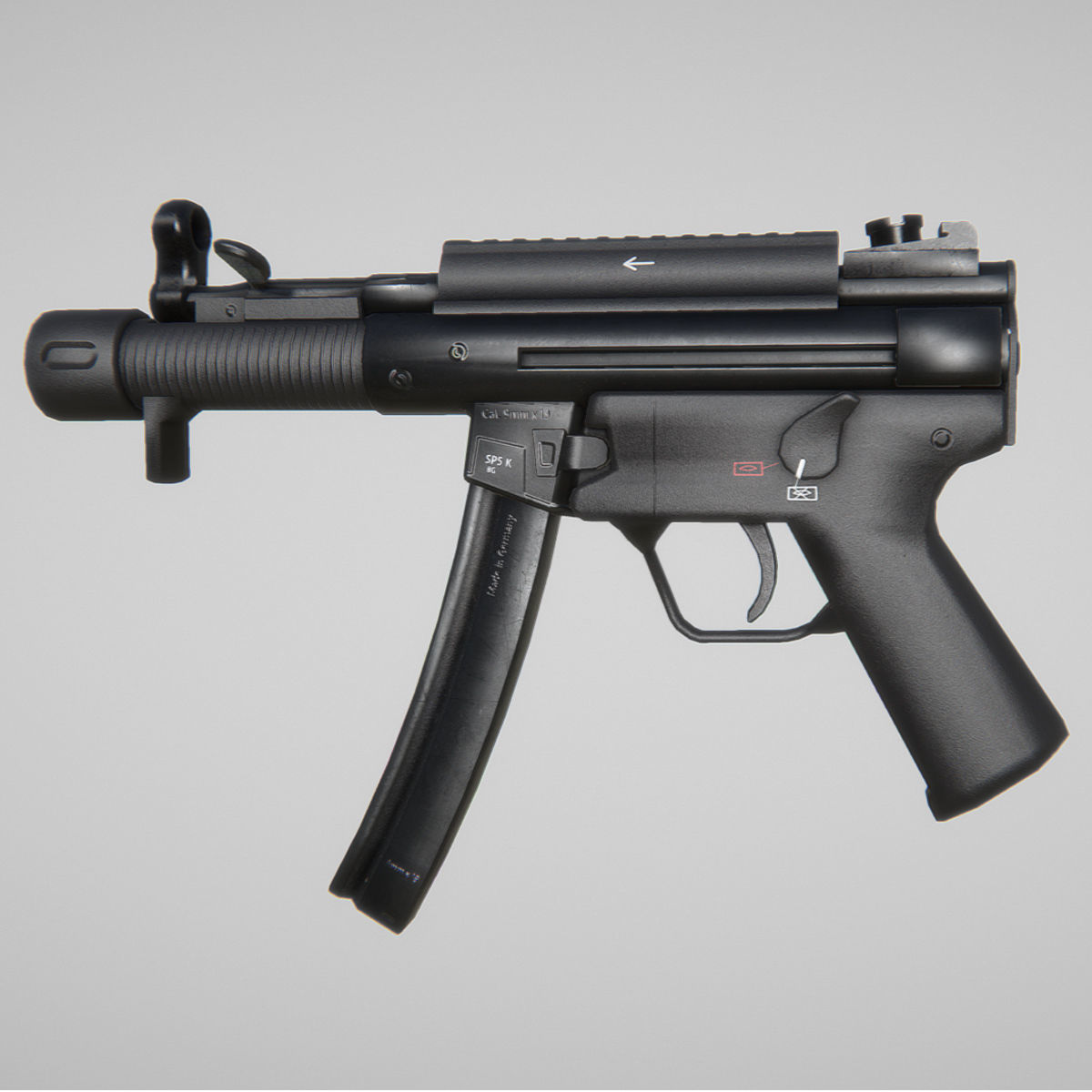 SP5K semi-automatic 9 mm gun