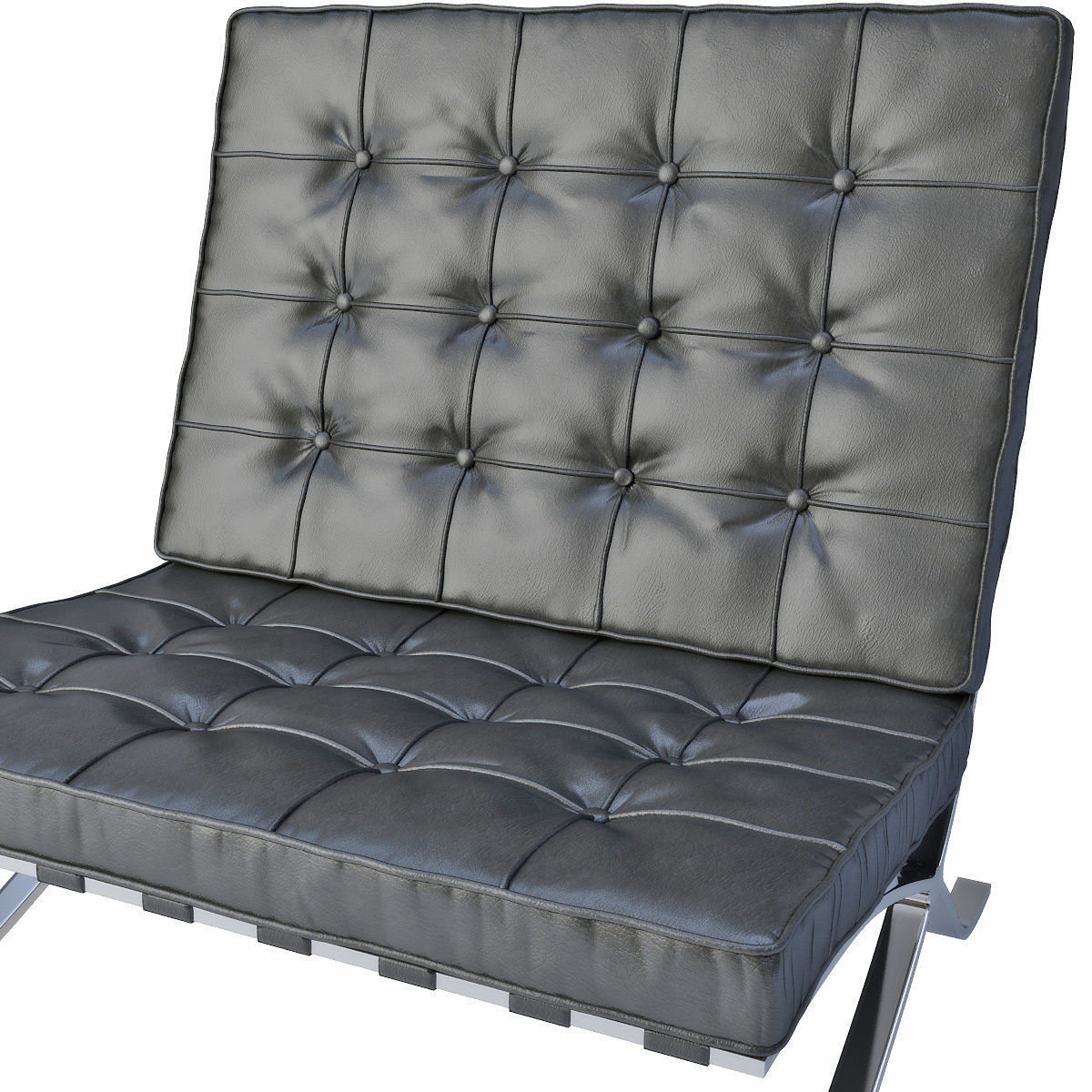 my 3d model barcelona chair knoll cgtrader