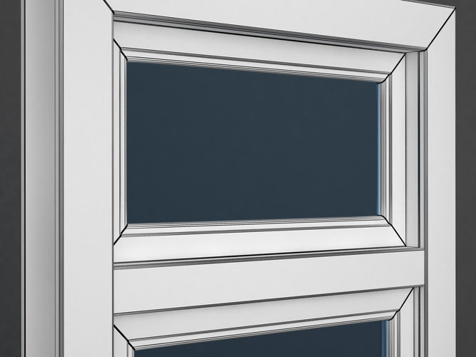 Transom Over Operating Window Transom over operating window 3D Model OBJ 3DS FBX C4D DXF | CGTrader.com