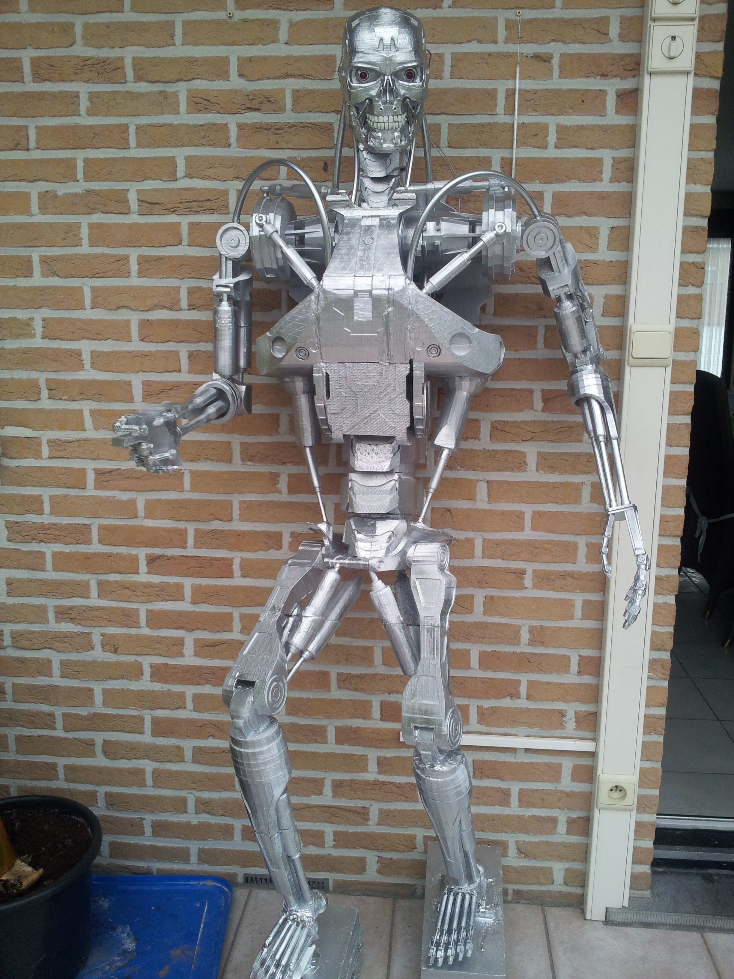 Terminator real life size 1m80 3D model animated | CGTrader