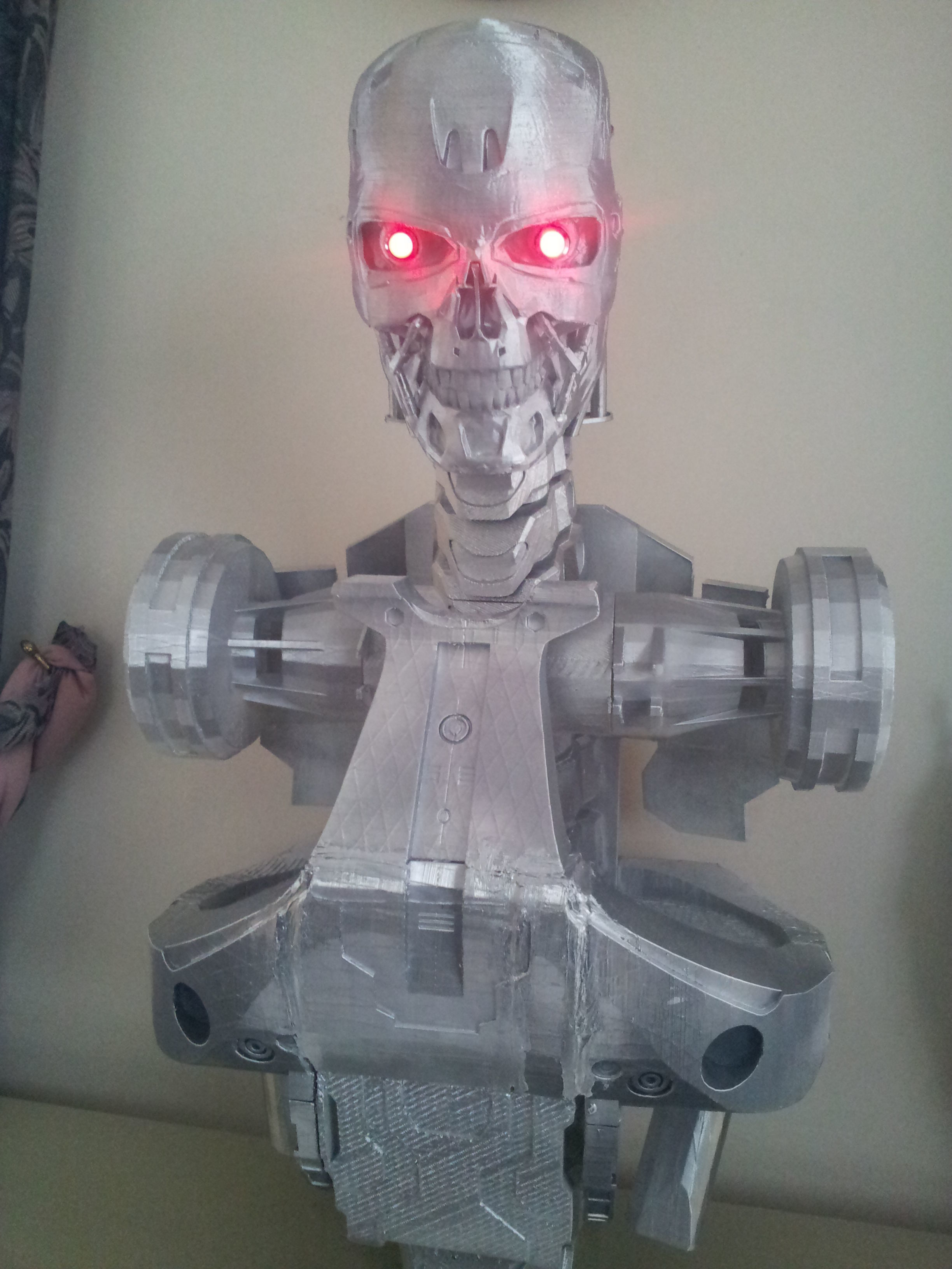 Terminator real life size 1m80 3D model animated | CGTrader