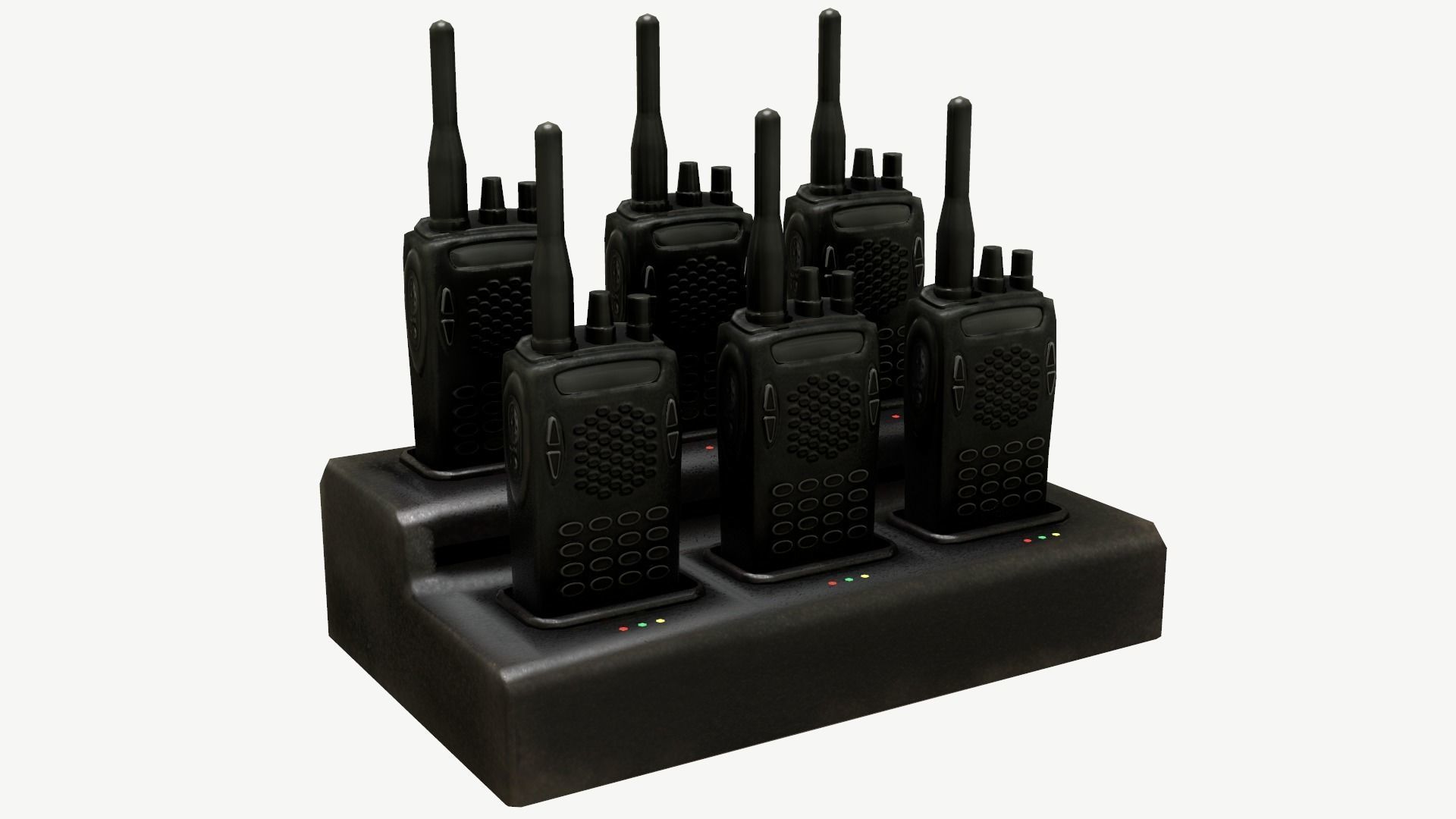 3D model Walkie Talkie Charging Station VR / AR / lowpoly CGTrader