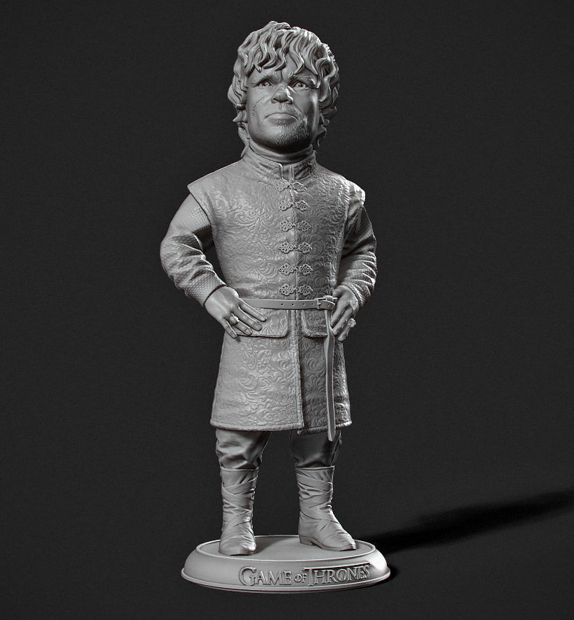 King right hand Peter Dinklage 3D print model