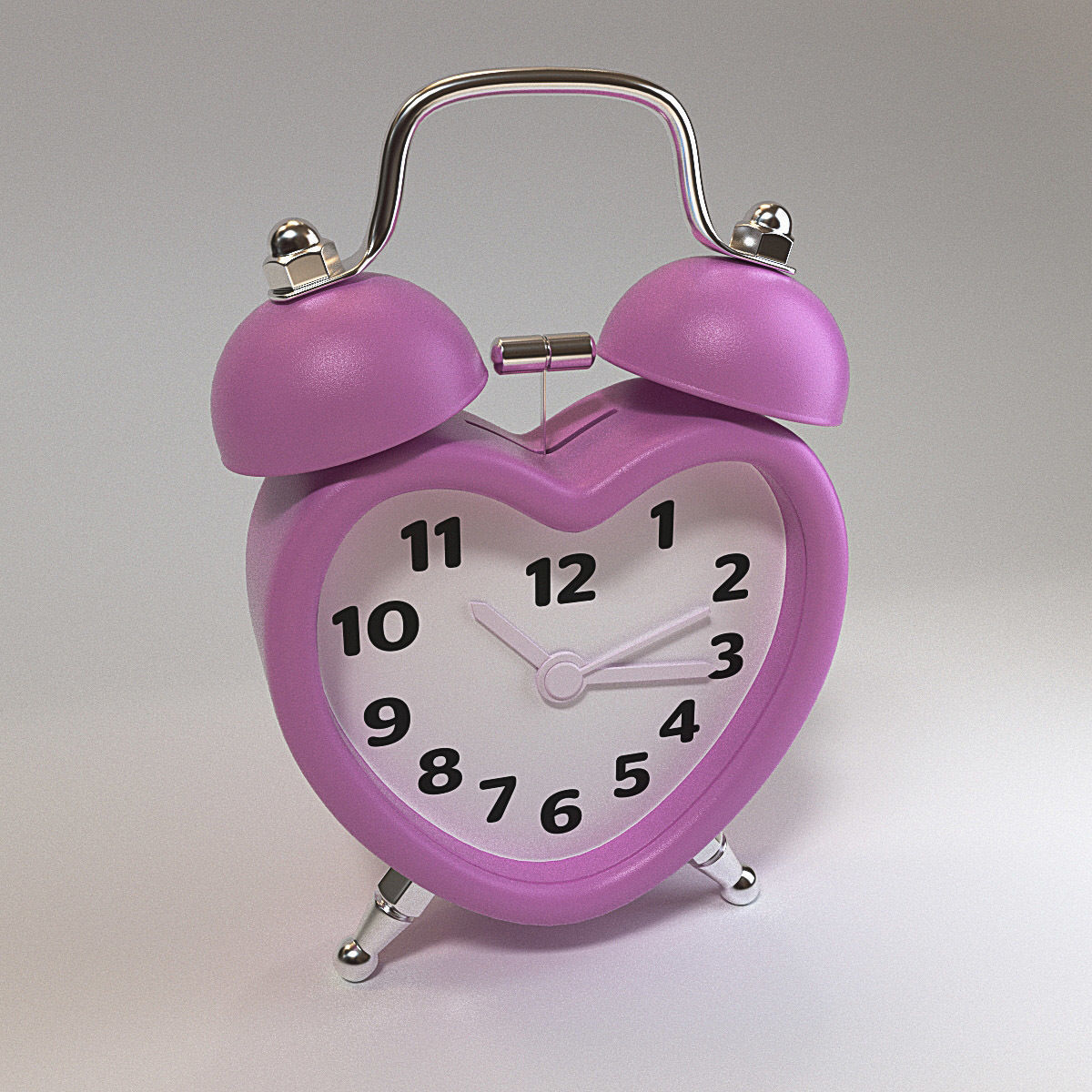 Alarm Clock Cute 3D model CGTrader