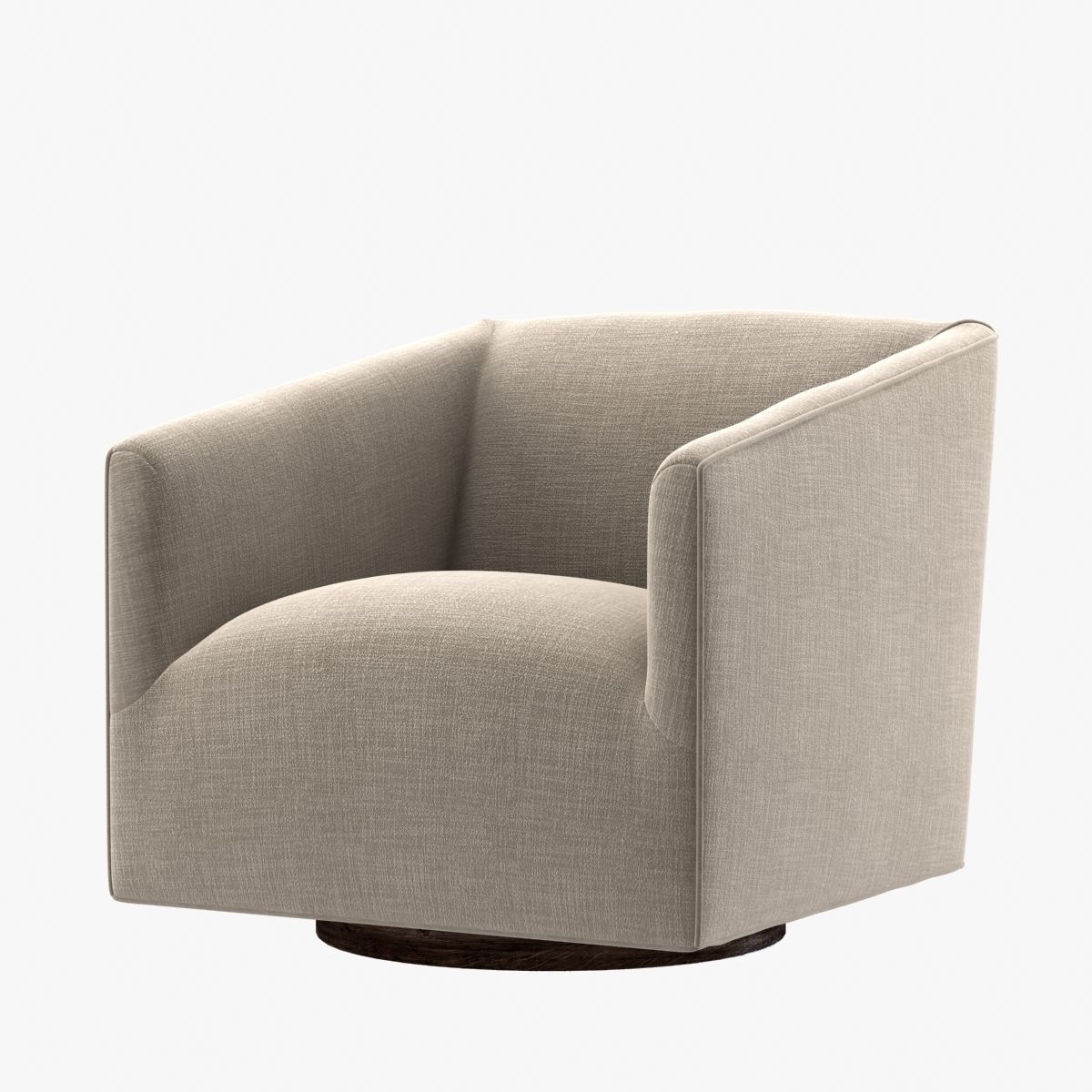 Restoration Hardware 1950s Italian Shelter Arm Upholstered Swive 3d Restoration Hardware 1950s Italian Shelter Arm Upholstered Swive 3d Model Max Obj 3ds Fbx Mtl Unitypackage