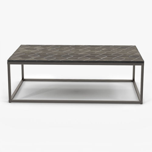 Restoration Hardware Metall Parquet Coffee Table 3D Model MAX OBJ Restoration Hardware Metall Parquet Coffee Table 3D model - Restoration Hardware Metall Parquet Coffee Table 3D Model MAX OBJ