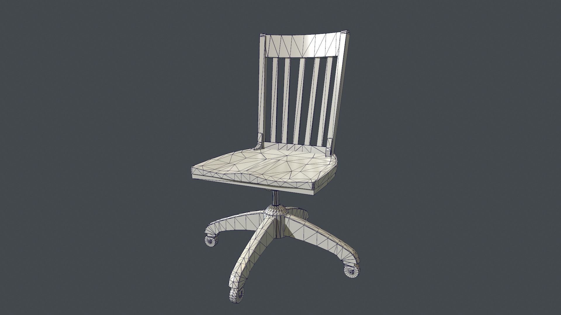 Wooden Desk Chair Pbr Game Ready 3d Model Cgtrader Wooden Desk Chair Pbr Game Ready 3d Model Low Poly Obj Fbx Ma Mb