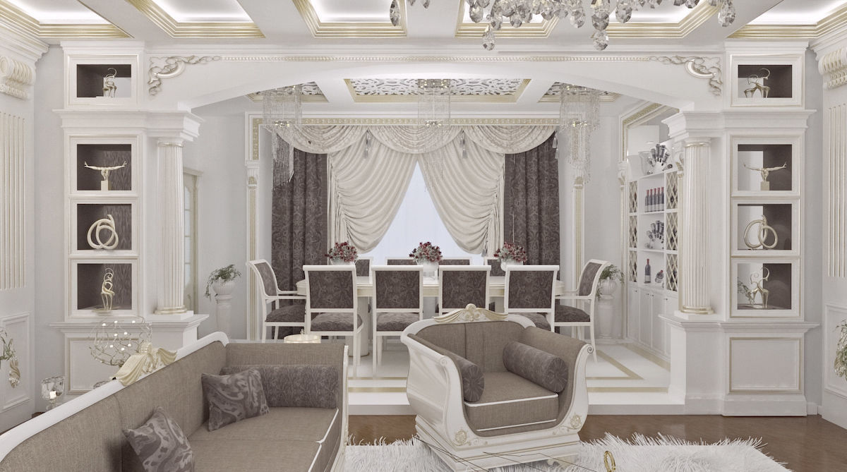3D Classic Living Room Architectural CGTrader