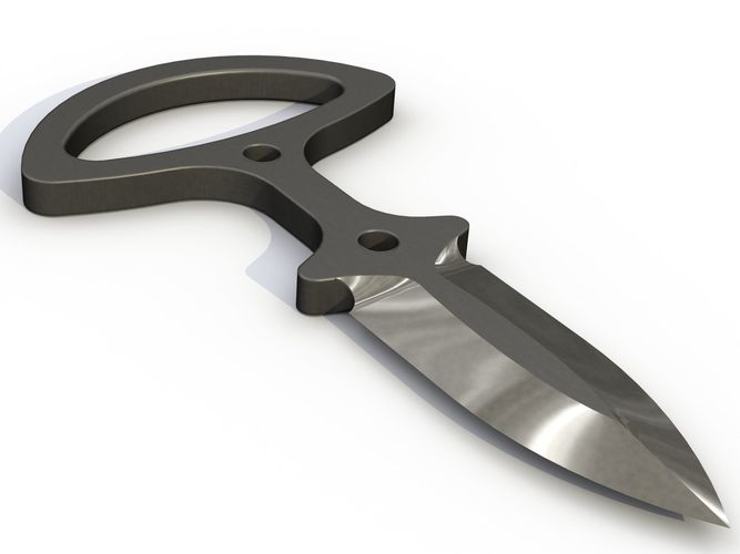Push dagger 3D model | CGTrader