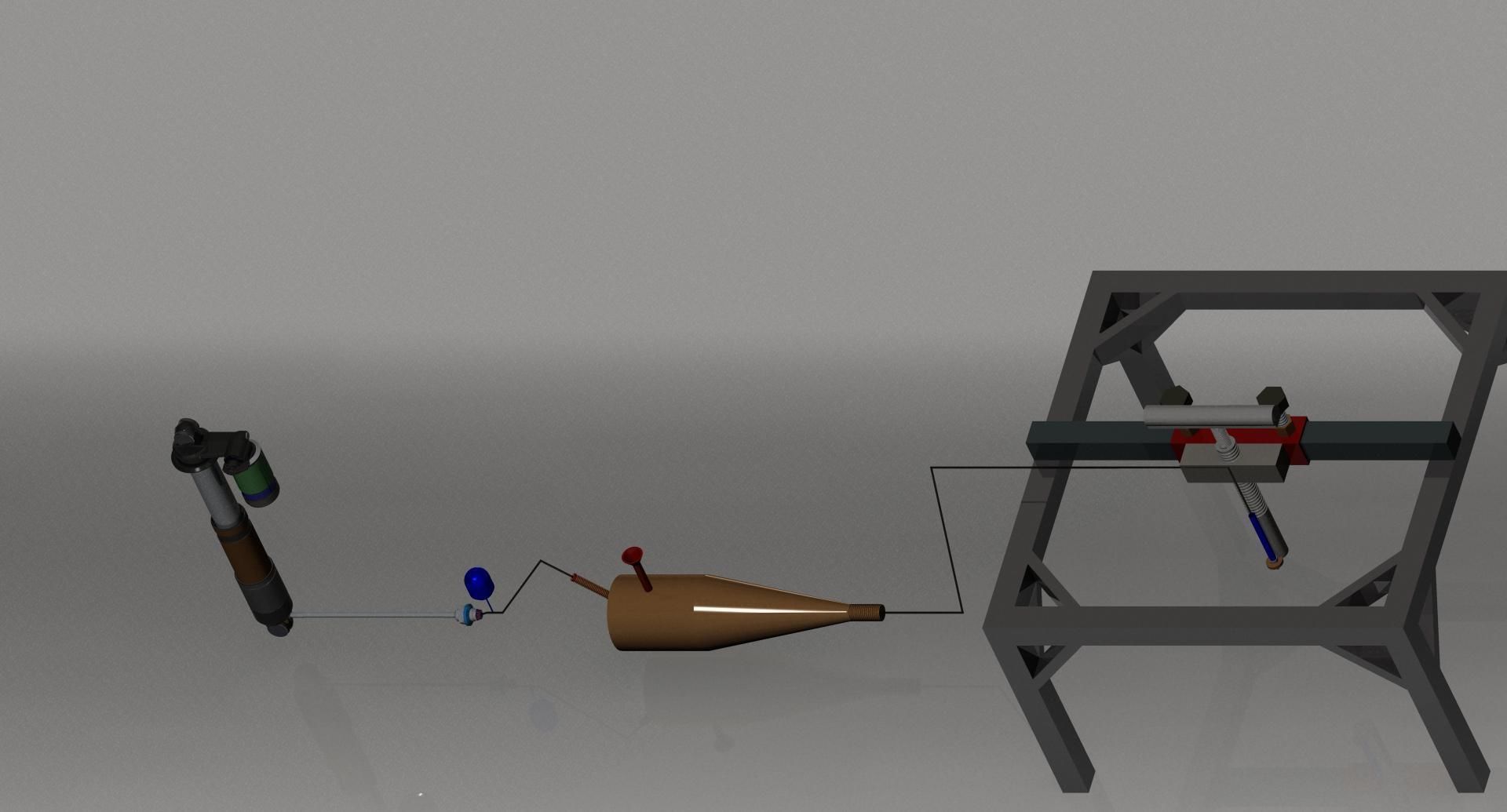 3D model ABRASIVE JET MACHINING SETUP CONCEPT CGTrader