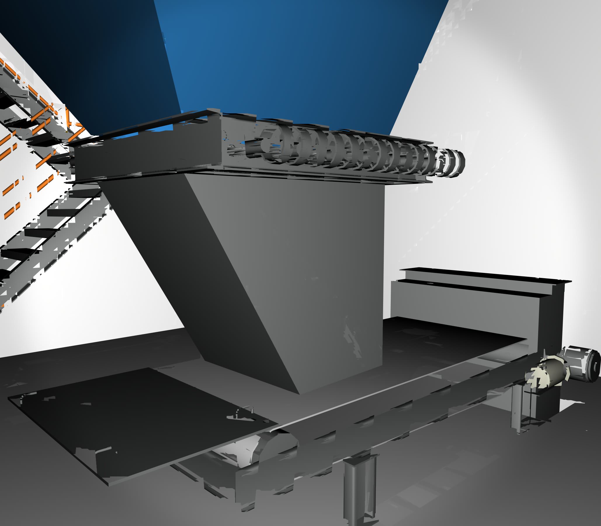 Hopper Rbc Cement Mill Hoppers free 3D model | CGTrader