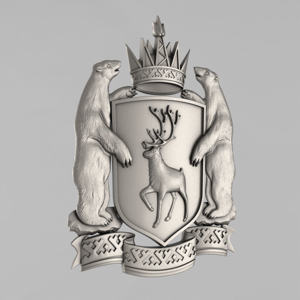 The emblem of Yamalo-Nenets Autonomous district