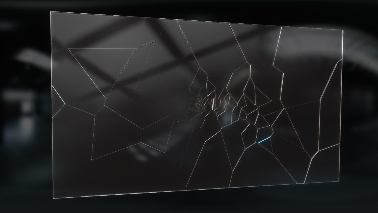 Shattered Glasses 9 Versions free 3D model CGTrader