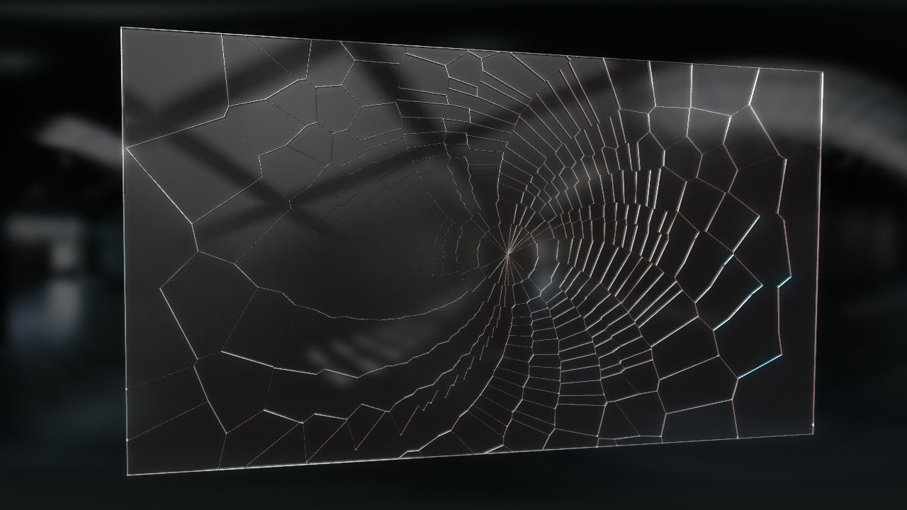 Shattered Glasses 9 Versions free 3D model CGTrader