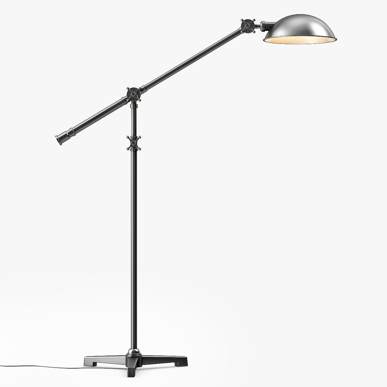 3d Model Restoration Hardware Rowan Pharmacy Task Floor Restoration Hardware Rowan Pharmacy Task Floor Lamp 3d Model Max Obj Fbx Mtl 1
